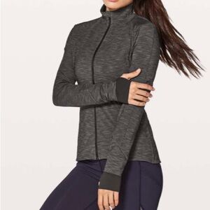 Lululemon Size 10 Gait Keeper Jacket Heathered Black